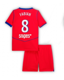 Paris Saint-Germain Fabian Ruiz #8 Maglia Gara Terza Repliche 2025-26 Bambino Maniche Corte
